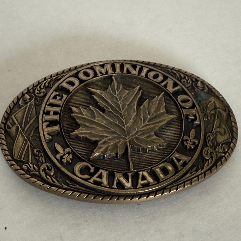 Tony Lama Brass Metal Belt Buckle